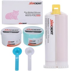 Putty PVS VPS Impression Material Base Normal Set 2*400g /Light 2*25ml Cartridge