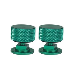 1 Pair Welding Hood (Pipeliner) Fasteners Aluminum (Green Textured Surface)