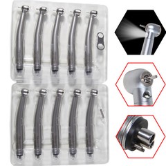 10*Askeadnt Dental Fiber Optic LED E-generator High Speed Handpiece Triple 4H