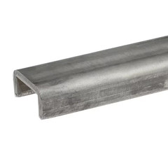 1 In. X 1/2 In. X 3 Ft. – 1/8 In. Thick Plain Steel C-Channel