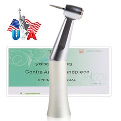 Dental Slow Low Speed Contra Angle handpiece Fit FG1.6mm Bur /Air Motor 4Hole YA