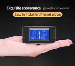 200A Shunt DC Battery Monitor Meter LCD Display 0-200V Volt Amp for Car RV Solar