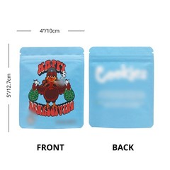 3.5g Smell Proof Mylar Bags | Food Grade Storage Zip Seal Pouch 4 Styles Mixed
