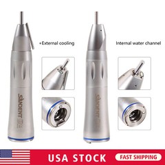 SANDENT Dental Surgical Straight Nose Handpiece Surgery Fiber Optic LED 1:1 OR