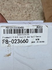 Findmall 4 Jaw 2-3/4″ Self Centering Lathe Chuck VGC