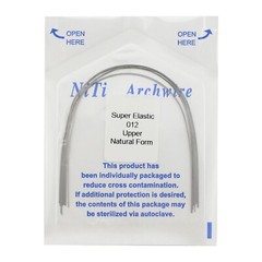 100pc Dental Orthodontic Arch Wires Niti Rectangular Round Natural 1622 012 016