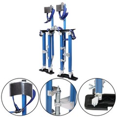 Aluminum Stilt Drywall Painting Stilts 24-40 Inch For Painter Taping Tool Silver