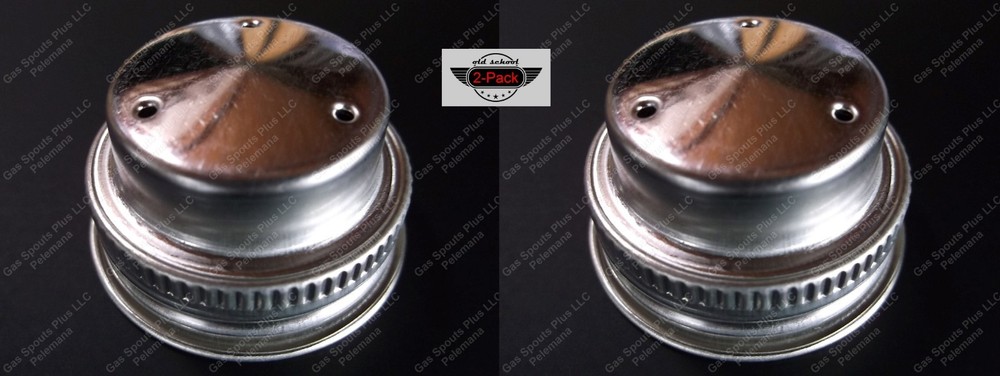 2pk 1-1/2″ Vented Metal Gas Can Cap w/ Cardboard Liner Eagle Briggs Stratton Lid