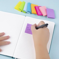 Small Sticky Pads, 24 Pack 1.5X2 Inch, 75 Sheets Per Pad, Multicolor