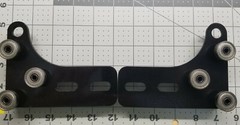 4 X trolley. Fits Unistrut 1-5/8. DIY trailer bed lift. USA made.