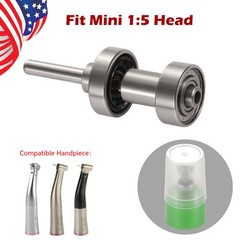 Dental 1:5 LED Fiber Optic Contra Angle Handpiece Mini Head/Cartridge Bearing
