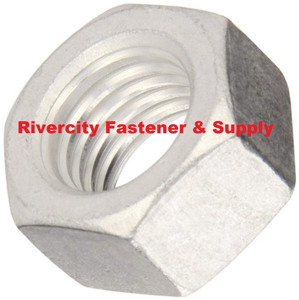 (10) 1/2-20 Aluminum Hex Nuts 1/2×20 Nut 1/2*20 Nut 1/2 x Fine Thread