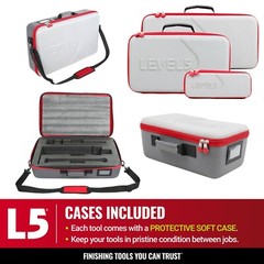 LEVEL5 Finishing Set, Mega Flat Boxes, Corner Finisher + Std. Handles | 4-608