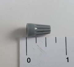 1000 PCS. SCREW ON WIRE CONNECTOR, GREY P1 BARREL CSA UL LISTED 22-14 AWG