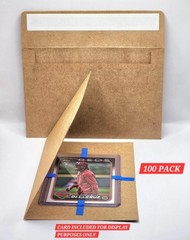 eBay Standard Envelope 4×6 With Protective Card ,Trading Card Shipping. 100 Pack