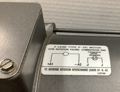 Baldor-Reliance CDP3445 34-5990-3865 Industrial DC Motor 1HP 1750RPM 180V(R103)