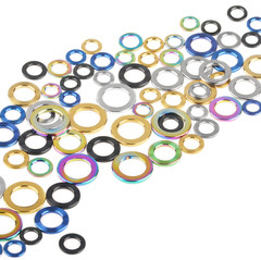 Titanium Flat Washers Spacers Gasket M4 M5 M6 M7 M8 M10 Motorsport Ti Alloy