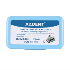 AZDENT Dental Ortho MIM Brackets Braces Mini Roth.022 Hook 345 /Buccal Tube