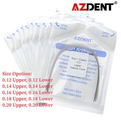 Dental Ortho Niti Arch Wires Super Elastic Round Nature Form 012-020 U/L AZDENT