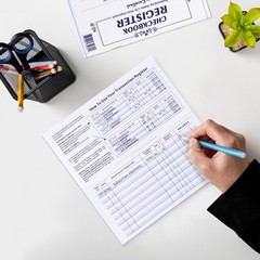 20 Pack Checkbook Register, Check Registers for Personal & Business Bank Account