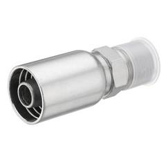 12-Pack 1/2″ Hose x 1/2″ NPTF Male Pipe Thread Hydraulic Hose End Crimp Fittings