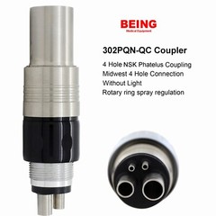 COXO Dental High Speed Handpiece Small Mini Head Turbine 4 Hole Fit NSK Coupler