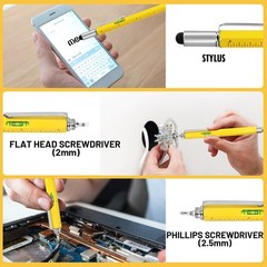 Cutier Cool Pen Gifts for Men, 6-in-1 Multi Tool Tech Pen Gadgets Tools for M…