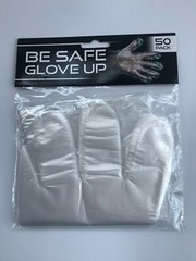 100 /200 /1000 /2000 Count – Clear PE Plastic Gloves Cooking Cleaning Hair Dying