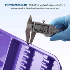 Dental Autoclavable Instrument 135°C Divided Plastic Set Up Trays Optional Type