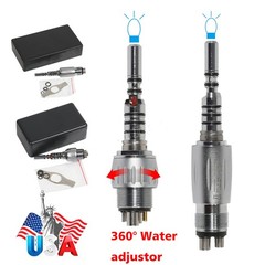 Dental LED Quick Coupler 4/6 Hole fit KaVo Multiflex LUX Fiber Optic Handpiece