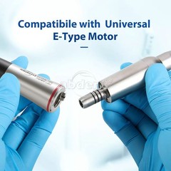 Dental 1:5 Increasing High Speed Fiber Optic LED Contra Angle Handpiece abdent