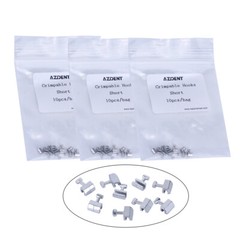 10PCS/Pack AZDENT Dental Orthodontic Short Type Crimpable Hook for Arch Wire