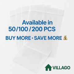 HEAVY DUTY 4 Mil Clear Zip Seal Bags Reclosable Top Lock Polyethylene 4Mil