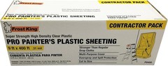 Painter’s Plastic Sheeting 9ft x 400ft with Dispenser – Heavy-Duty Drop Cloth
