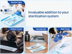 JMU Self Sealing Sterilization Pouches Dual Indicator, Size 3.5″x6.5″ 200pcs/box