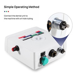 Dental Brushless LED Electric Motor fit 1:1 /1:5 /16:1 For Lab Practice UPS