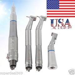 USA NSK Style Dental High & Low Speed Handpiece Kit Turbine 4Hole NEW MX