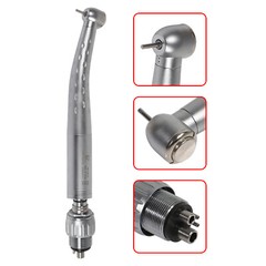 Dental High Speed Handpiece + 4 Hole Quick Coupler Swivel Big head GD4