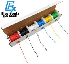 18 Gauge Solid Hook-Up Wire Kit – Six 25 Foot Spools of Solid Tinned Copper Wire