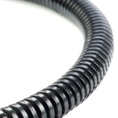 25Ft 1/2″ Marine Grade Conduit Car Home Tubing Split Wire Loom Black Sleeve tube
