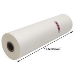 1 Roll 12.5in x 656ft BOPP Glue-Based Soft-Touch Thermal Laminating Film 1.4Mil