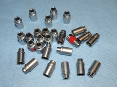 Endoscope light post screw on adapter for fiber light cable