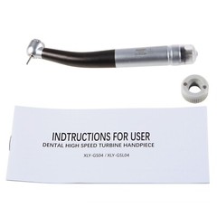 SKYSEA Dental High Speed Turbine Handpiece Push Button 4H 4Spray Stainless Steel