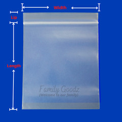 Zip Seal Clear Plastic Recloseable Parts Bags 2 Mil & 4 Mil Thick, Jewelry Bags