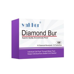 10/pk Dental FG High Speed Diamond Burs Needle Polishing Burs 859-010F Fine Grit