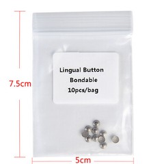 5X AZDENT Dental Orthodontic Round Lingual Button for Bondable 10Pcs/Pack