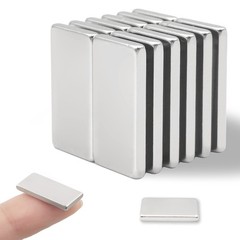 12 Pack Neodymium Bar Magnets, 20x10x2mm Strong Permanent Rectangle Rare Eart…