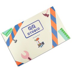QQ Studio Sample Pack Folder Custom Printing Mylar Style Size Packaging