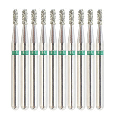 Dental 330 Diamond Bur Pear 830/008 830/010 Medium Coarse Grit High Speed FG