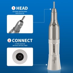 Dental Low Slow Speed Handpiece Contra Angle Straight Air Motor E-type 2/4 Holes